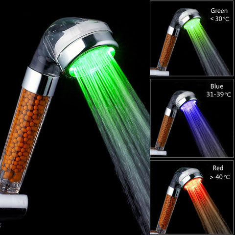 Colorful light shower head
